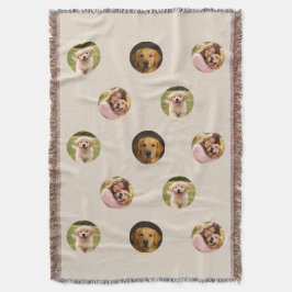 Pet Family Photo Mother's Day Blanket Beige Deken
