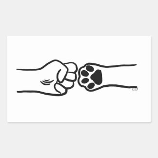 Pet Fist Bump Sticker