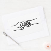 Pet Fist Bump Sticker (Envelop)