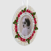 Pet Forever Home Eerste Kerstmis Ornament (voorkant)
