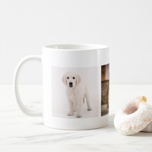 Pet foto aangepast koffiemok (Met donut)