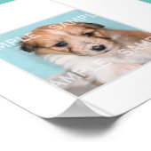 Pet foto collage 18 DIY keepomwille memorial wall Poster (Hoek)