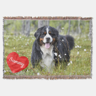 Pet Foto gepersonaliseerd Hondenliefhebber Memoria Deken
