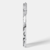 Pet Foto Hondenliefhebber potlood tekening iPhone  Case-Mate iPhone Case (Achterkant / Rechts)