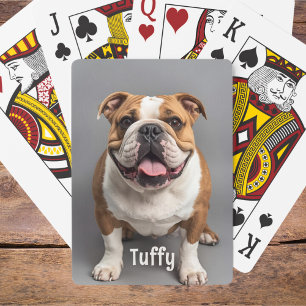 Pet Foto Speelkaarten Hond Mam Gift Idee Bulldog