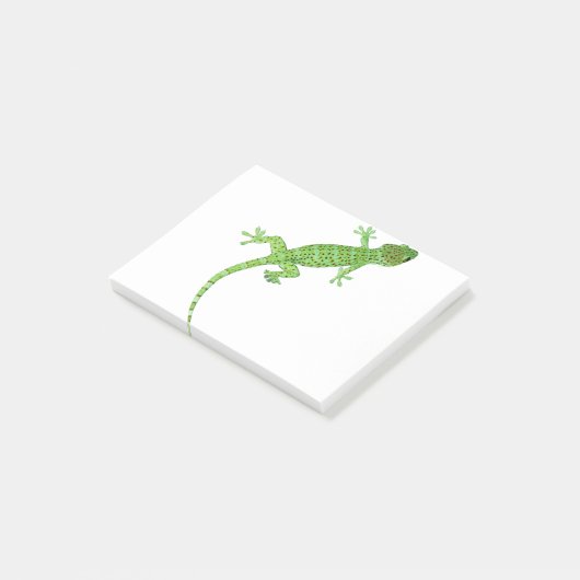 Pet Gecko Lizard design Post-it® Notes (Schuin)