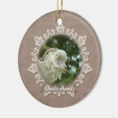 Pet Goat Memorial  Lace Ornament (Links)