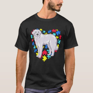 Pet Great Pyreneeën Autism Awareness Maand for Dog T-shirt