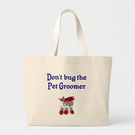 Pet Groomer Bag Grote Tote Bag (Voorkant)