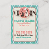 Pet Groomer Loyalty Kaart -  (Achterkant)