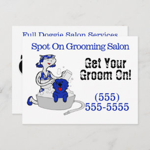 Pet Groomer Obtenez votre chambre sur carte postal