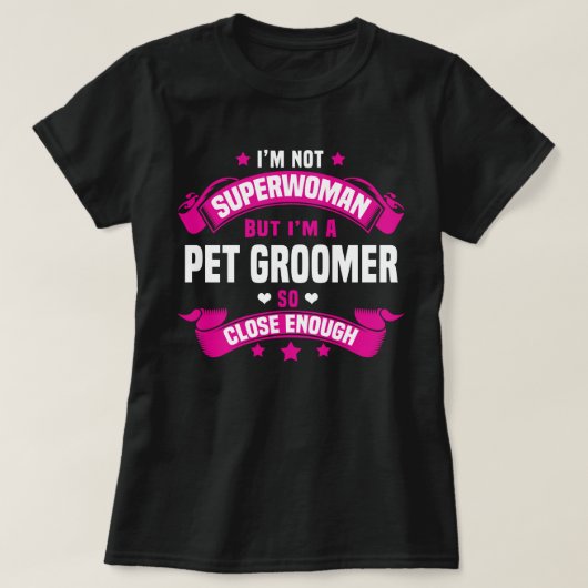 Pet Groomer T-shirt (Design voorkant)