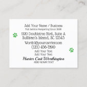 Pet Groomer Visitekaartje (Achterkant)