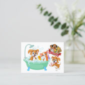 Pet Groomer Visitekaartje (Staand voorkant)