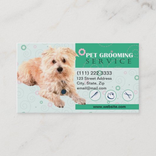 Pet Groomer Visitekaartje (Voorkant)