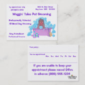 Pet Grooming Business and Appointcard Afsprakenkaartje (Voorkant / Achterkant)