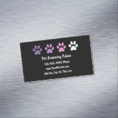 Pet Grooming Carte de visite tendance Magnets (In Situ)