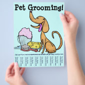 Pet Grooming Dog Flyer (Hand)