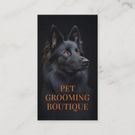 Pet Grooming Salon Boutique Belgisch Schapenportre Visitekaartje