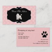 Pet Grooming Salon Visitekaartjes (Voorkant / Achterkant)