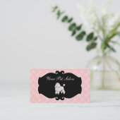 Pet Grooming Salon Visitekaartjes (Staand voorkant)