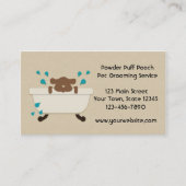Pet Grooming Service Visitekaartje (Voorkant)