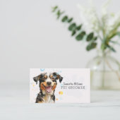 Pet Grooming Services QR-code Visitekaartje (Staand voorkant)