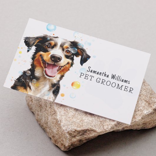 Pet Grooming Services QR-code Visitekaartje