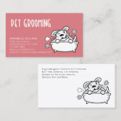 Pet Grooming Services Visitekaartje (Voorkant / Achterkant)