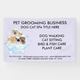 Pet Grooming Sitting Dog Cat Spa Bathing Spandoek