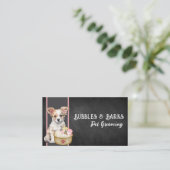 Pet Grooming Visitekaartje (Staand voorkant)