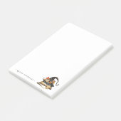 Pet Halloween Witch Wizard | Monogrammofoonwerk Post-it® Notes (Schuin)