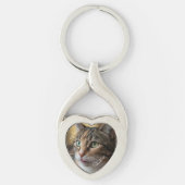 Pet Heart Photo Sleutelhanger (Voorkant)