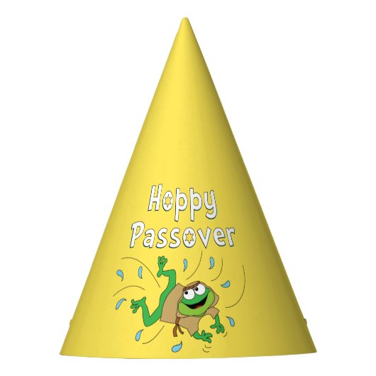 pet "Hoppy Passover" Feesthoedjes (Voorkant)