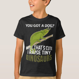 Pet Jackson's Chameleon Reptile Herpetologist Grap T-shirt