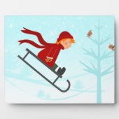 Pet jongen - met coatingkarper gesneden boomvogels fotoplaat (Voorkant)