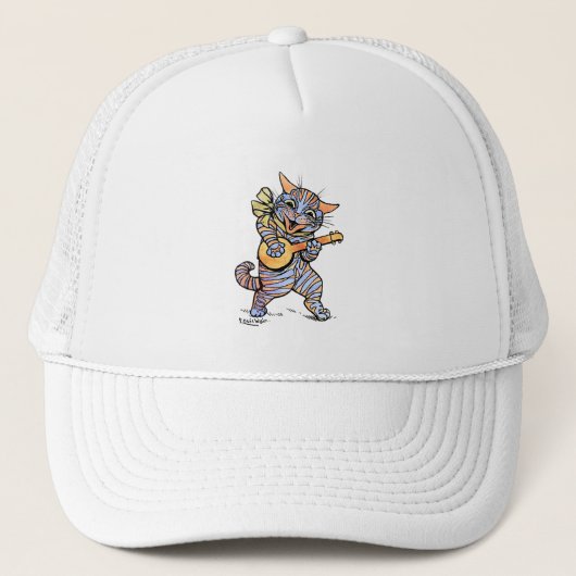 Pet: Kat van Louis Wain Trucker Pet (Voorkant)