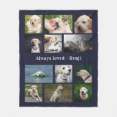 Pet Keepsake Fleece Deken (Voorkant)