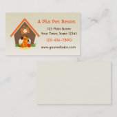 Pet Kennel of Boarding Service Visitekaartje (Voorkant / Achterkant)