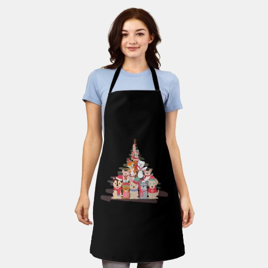 Pet Kerstboom Schort (Gedragen)