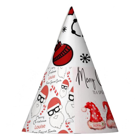 Pet kerstfeest feesthoedjes (Links)