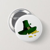 Pet Leprechaun Ronde Button 5,7 Cm (Voorkant /achterkant)