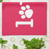 Pet-liefde Theedoek (Gevouwen)