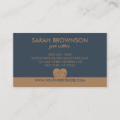 Pet Logo Dog Cat Heart vet Visitekaartje (Achterkant)