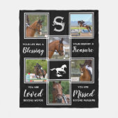 Pet Loss 6 Foto Collage Fleece Deken (Voorkant)