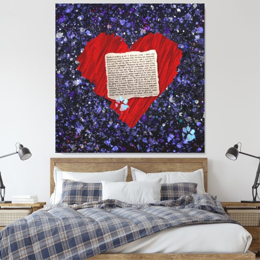 Pet Loss Bereavement Henry Scot Holland 1827 Text Canvas Afdruk (Insitu (Slaapkamer))