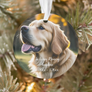 Pet Loss Hond Sympathie Ornament