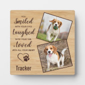 Pet Loss Keepomwille Dog Foto Pet Memorial Fotoplaat (Voorkant)