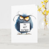 Pet Loss Need a Break Alone Time Wenskaart Kaart (Gele Bloem)