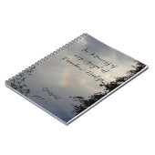 Pet Loss Rainbow Bridge Journal Memorial (Côté gauche)